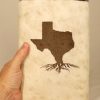 Texas Roots 32oz Jumbo Cowhide Wrapped Flask