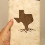 Texas Roots 64oz Jumbo Cowhide Wrapped Flask